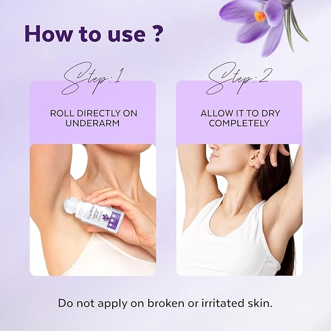 True.wise Underarm Roll On 50ml 4% Aha Bha2% Lactic Acid 1% Mandelic Acid 1% Salicylic Acid Controls Odour &amp Reduces Pigmentation 0% Aluminium &amp 0% Alcohol Long Lasting Flora Fragrance