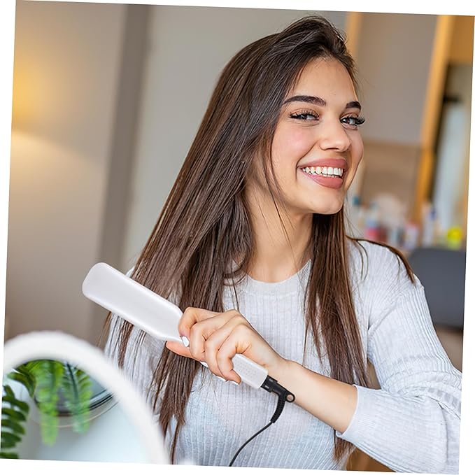 Hair Straightener Curler Flat Iron Ion Hair Straightener Ceramic Coated Styling Tool for Women Us Plug