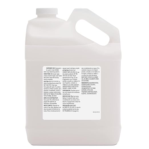 GOJO Premium Hair &amp Body Wash Waterfall Fragrance Gallon Pour Bottles (Pack of 4) – 1862-04