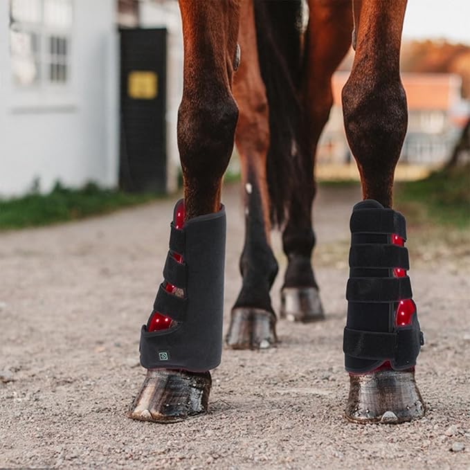Red Light Therapy for Horses Led Red Light Therapy Device for Horse Leg Pain 850nm ＆ 660nm Portable Deep LED Light Therapy Belt for Horse Muscle Pull Wound Recovery