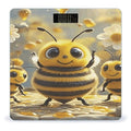 Cute Bees Honey Scale for Body Weight Smart Scales Digital Bathroom Scale High Precision Weighing Scales with Large Display Weighing Machine for People