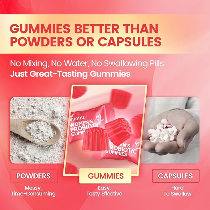 VivoNu Viginal Probiotics for Women Women Probiotic Gummies (180pcs/3bag)