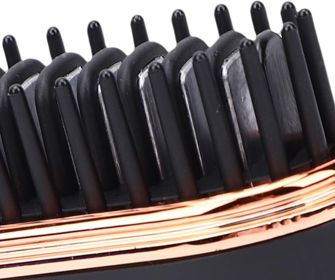 Cordless Hair Straightener Brush Portable Straightening Brush with 3 Temp Settings PTC 30S Fast Heating Rechargeable Hot for Travel Home Outdoor