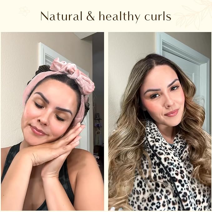 Yanibest Heatless Hair Curlers No Heat Hair Curlers to Sleep in Super Soft Ribbon Wrap for Long Hair
