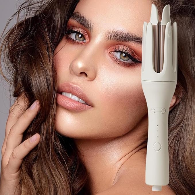 Automatic Hair Curler – 32mm Rotating Barrel Ceramic Coated Styler Negative Ion Technology | Auto Curling Wand with Auto Shutoff Effortless Waves for Long Short Hair Styling Tool