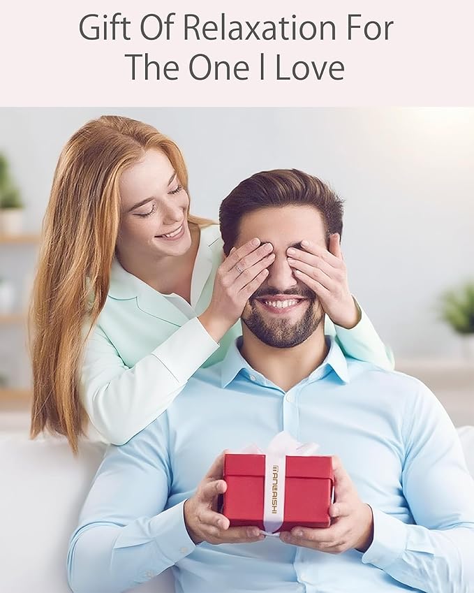 Eye Massager with HeatBluetooth Music Eyes Care Gift with 5 Massage Modes and 180° Folding Heated Eye Mask for Migraines Massages Eyes Muscles Gifts for Friend Loved Ones