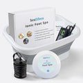 Ionic Foot Spa by Healifeco – Ion Foot Bath Detox Machine - For Toxins &amp Heavy Metals – Activates 2000 Foot Detox Nodes – Easy 30-Min Home Detox – 90000+ Happy Users Trust It - With Basin
