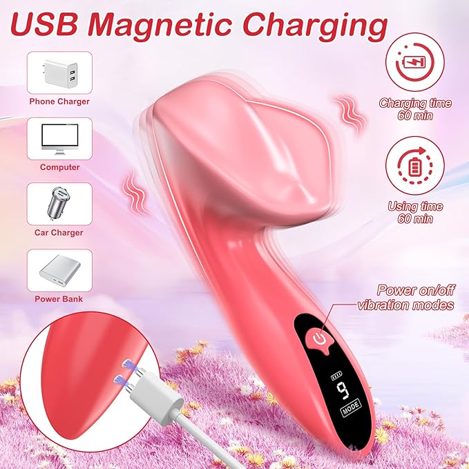 2026 Newly Portable Vibrating Massager -Clitioral Sucker Relaxes Muscles Heating Modes Viboators Toy Couples- for Body and Back Foot Silent Personal for Sports Massage Adult Tools Relaxation j729w