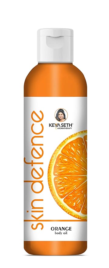 Keya Seth Aromatherapy Complete Body Care Combo Enriched with Vitamin C Orange Body wash 200ml + Skin Defence Orange Body oil 200ml + Orange Face &amp Body Moisturizer 200ml