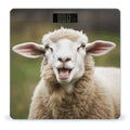 Funny Naughty Sheep Tongue Cute Animal Bathroom Scale for Body Weight Bathroom Digital Electronic Weighing Scale with Back Lit LED Display Sturdy Tempered Glass Weight Watchers Scales 400lb