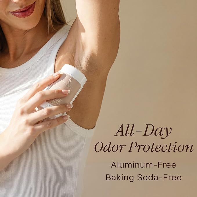 Aluminum Free Deodorant for Women – USA Made Natural Magnesium Deodorant with 55% Organic Ingredients Baking Soda Free Long-Lasting All-Day Odor Protection Non-Irritating for Kids &amp Sensitive S