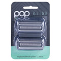 Pop Sonic Glide Shaver Replacement Foil Heads - Black - Set of 2