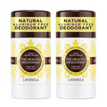 Lavanila Vanilla Lemon Deodorant for Women 2-Pack (2 Oz Each) - Natural Aluminum Free Solid Stick Deodorant Made In USA Vegan