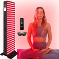 Red Light Therapy Device for Full Body 630nm 660nm 810nm &amp 850nm Near Infrared Dual-Chip Clinical Grade LED Panel for Smooth Skin Weight &amp Pain Management and Overall Wellness (1000-Watt