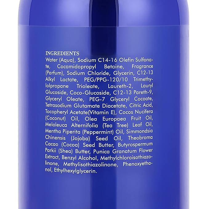 Tea Tree Body Wash with Mint &amp Shower Gel with Vitamin E for Jock Itch Eczema Ringworm Body Odor Body Wash Women &amp Men with Added Body OilsLARGE 20.2 FL Oz Bottle (Tea Tree Mint Pack of