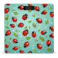 Red Ladybugs Scale for Body Weight Digital Bathroom Scale Precision Smart Weighing Scales with Clear LED Display Accurate High Precision Scales Weighing Machine