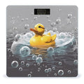 Bubble Duck Scale for Body Weight Accurate Digital Bathroom Scale Toughened Glass High Precision Scales Smart Weight Scales with Large LCD Backlight Display Weighing Machine