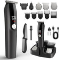 Beard Trimmer for Men Hair Clippers - 6 in 1 Professional Grooming Kit Cordless Hair Clipper Trimmers Set WaterproofElectric Shaver Razor for Face Nose Body Mustache