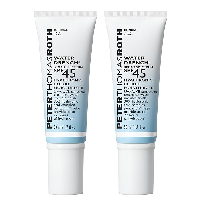 Peter Thomas Roth | Water Drench Broad Spectrum SPF 45 Hyaluronic Cloud Moisturizer (Pack of 2)