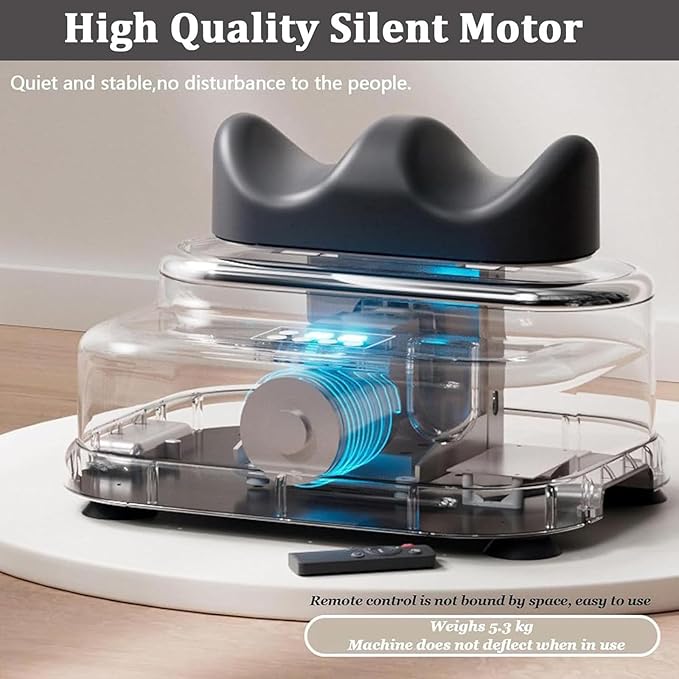 Fitness Blood Chi MachineSwing Foot Massager w/Remote Control30 Gear Speed AdjustableVitality Swing Shaking Exercisefor Relax Muscles