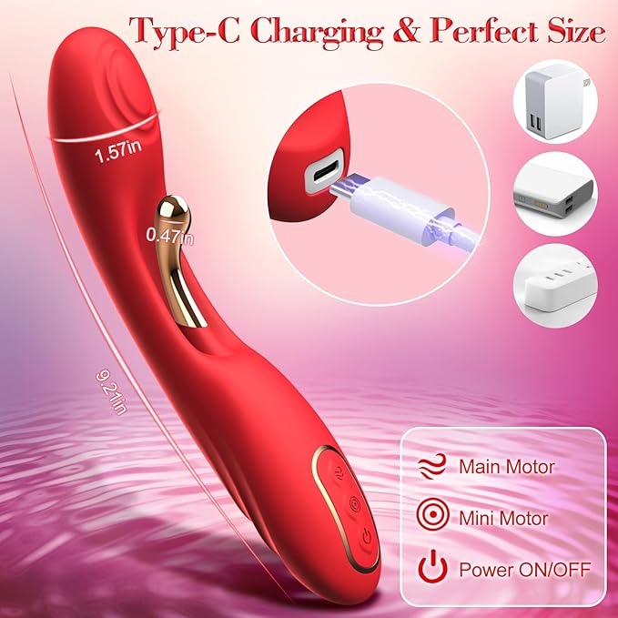 New Edition Travel Pocket Bullet Tool Powerful Quiet 20 Modes Mini StickHandheld Personal Bullet Massage Rod for Women Portable Silicone Massage for Body Relax A2763R R6452H