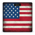 Automatic Switch Digital Bathroom Weighing Scale Smart Scale for Body Weight Grunge USA Flag