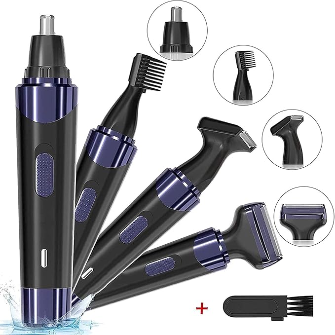 Multifunctional 4 in 1 Electric Shaver Nose Hair TrimmerEar and Nose Hair Trimmer Professional Painless Eyebrow &amp Facial Hair Trimmer for Men Women