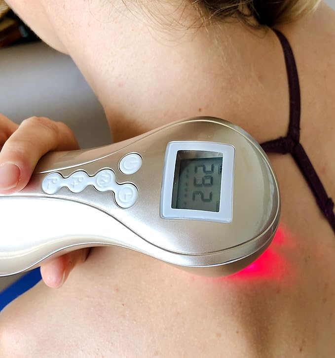 Pain Relief Cold Laser Therapy Device Unit LLLT Red Light Portable Handheld Unit 650nm+808nm Latest June 2021 Edition