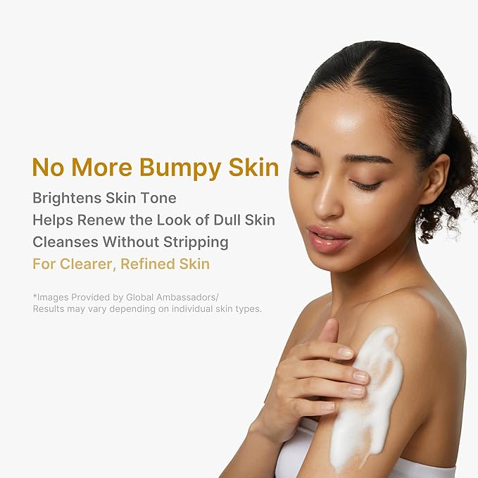 medicube Kojic Acid Body Wash &amp Glow Spray Duo: Kojic Acid Turmeric Brightening Body Wash and Turmeric Vitamin Gold Jelly Mist Serum | 2-Step Cleanse &amp Spray for Glowing Body Post-Shower Rout