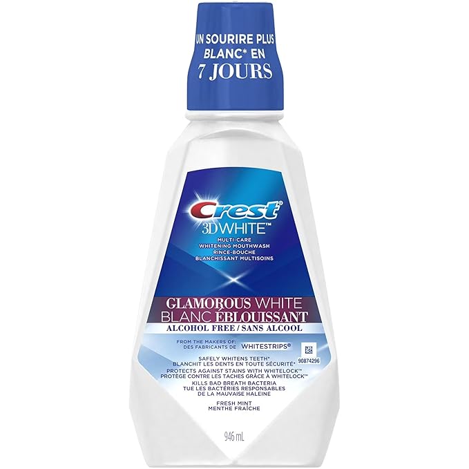 Crest 3D White Multi-Care Whitening Rinse Glamorous White Fresh M...