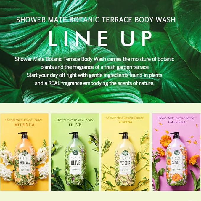 Botanic Body Wash 42.3 fl oz 1.2 kg (Moringa)