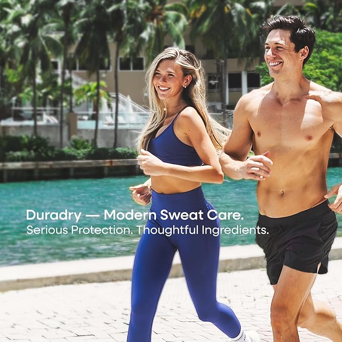 Duradry Clinical-Strength Antiperspirant Deodorant for Women and Men – Clean Formula with Natural Ingredients – Fights Odor &amp Excessive Sweat – Limitless (Cool Citrus + Cedar) - Pack of 2