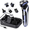 Electric Razor for Men 4 in 1 Rotary Men Shaver Beard Trimmer Electric Shaver Waterproof USB Fast Charging Cordless Beard Nose Hair Trimmer Men Electric Razor Best Gift for Dad Boyfriend