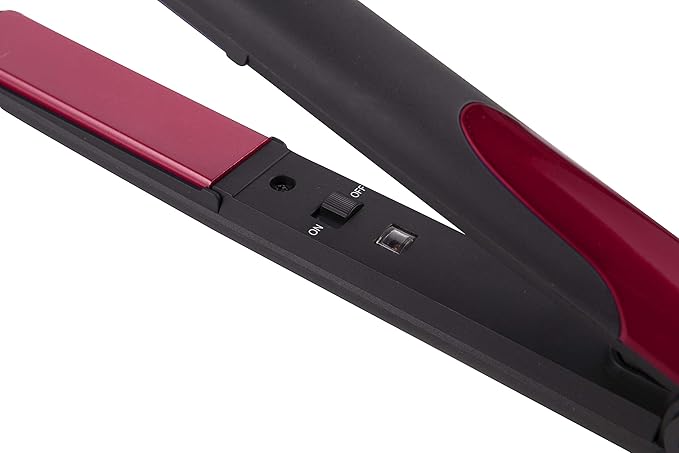 VIVITAR Ceramic Flat Iron Hair Straightener and Mini Hair Straightner Straightens and Curls with Adjustable Temperature For All Hair Types