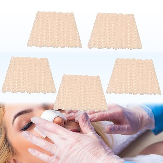 Thermoplastic Nasal Splints Nose External Support Protector for Nose Brace Fracture Rhinoplasty Septoplasty ENT Orthopedic Immobilization Corrugated Shape 5 PCS (M)