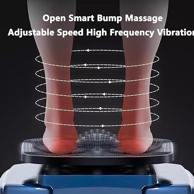 Electric Shiatsu Foot Massager Blood Circulative Massager with 4 Deep Sea Magnets Assist Infinitely Adjustable Speed and Timed Stimulate Acupoints Relaxing Body for Home