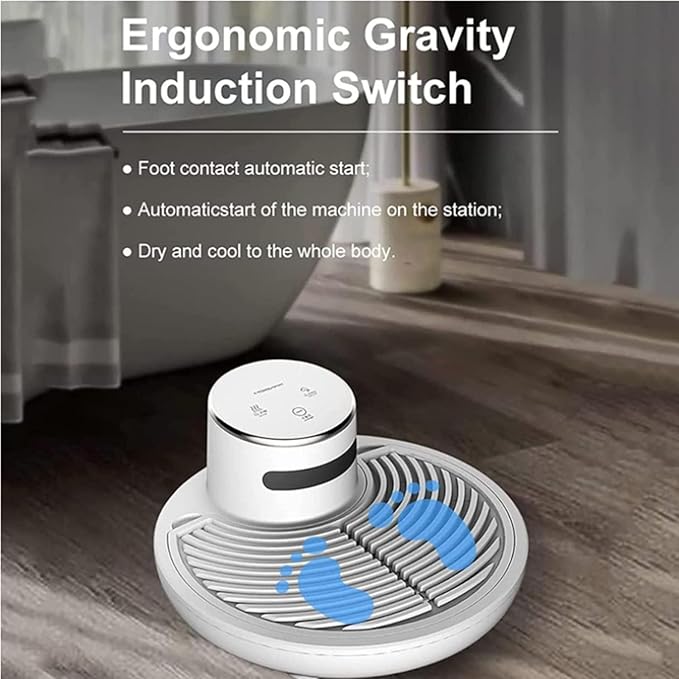 Shower Full Body Dryer1350w Air ShowerNegative Ion Electric Hair Dryer with 2-Speed AdjustmentFull Body Waterproof Hair Dryer Pet DryingSuitable for Bathroom/Swimming Pool110V