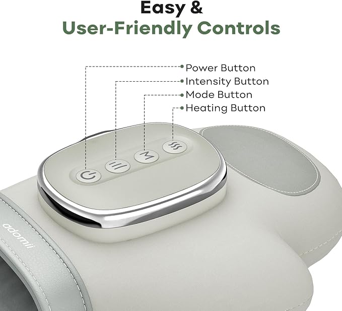 Hand Massager with Heat &amp Compression &amp Electric Shiatsu Neck and Back Massager