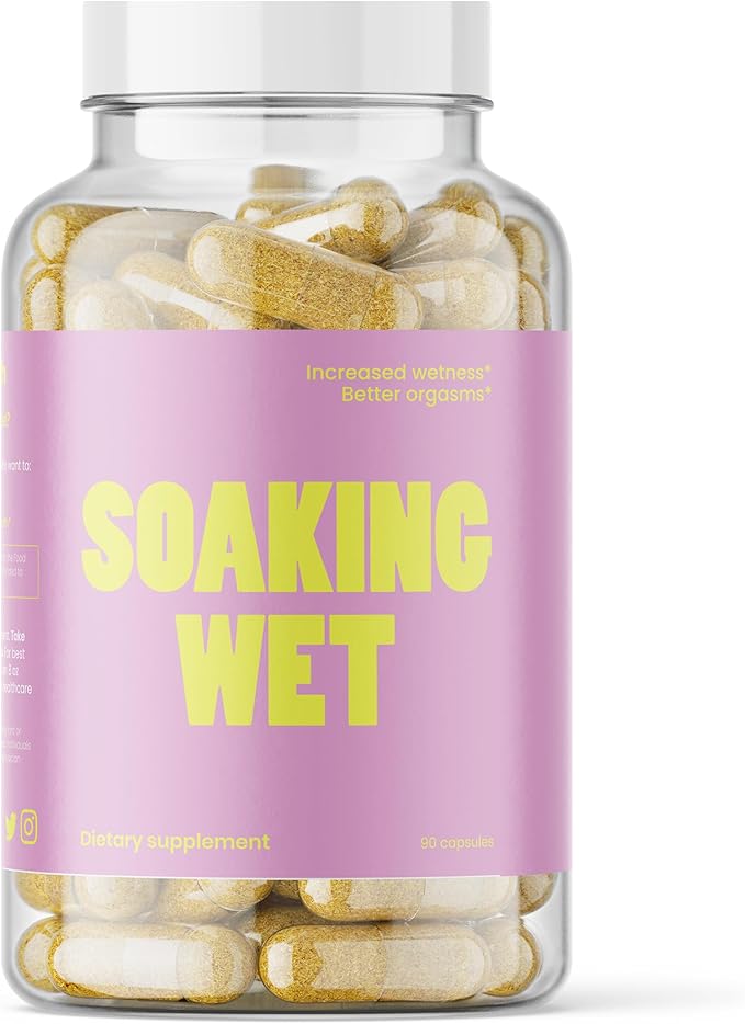 Vitaliboost Soaking Wet - Probiotic for Total Vaginal Health &amp Increased Wetness - 90 Capsules (1 Month Supply)