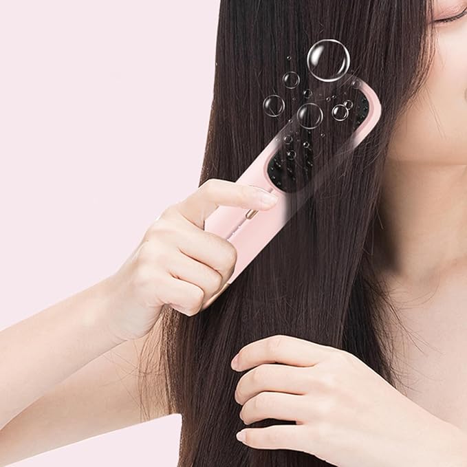Hair Straightening Brush Styling Tool Hair Straightener Brush Convenient Electric Hot Comb Hair Straighteners