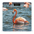 Flamingo Scale for Body Weight Digital Bathroom Scale Toughened Glass High Precision Scales for Body Weight with Large LCD Backlight Display Weight Scales