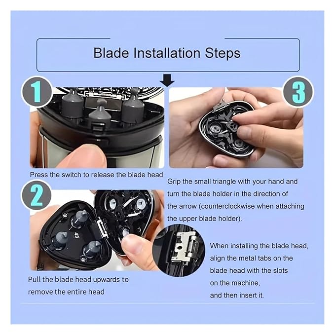 RQ10 RQ11 RQ12 SH90 SH70 Razor Replacement Blade Shaver HeadCompatible For Norelco9000 7000 S9712 S9911 S9152 S9311 S9031 9300 S9000