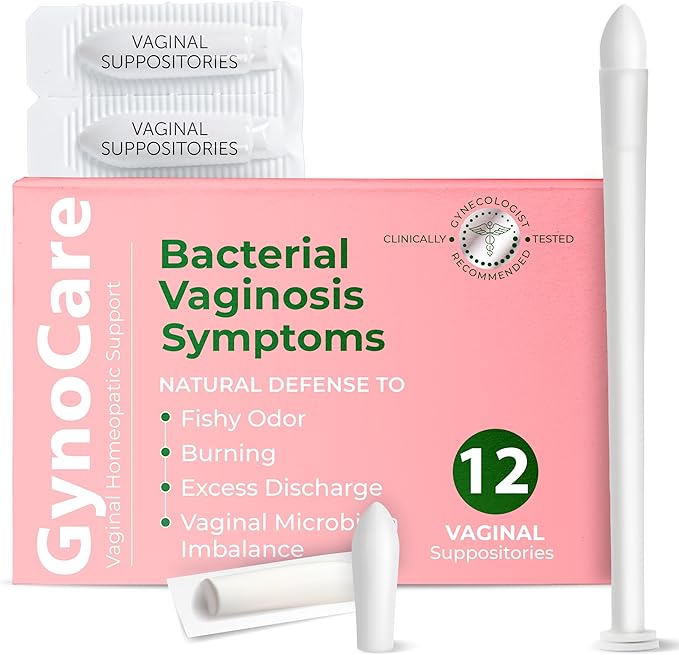 Terramed Just Think Comfort Daily BV and Feminine Care Bundle with Boric Acid Suppositories and Medicated Feminine Wash for Odor Itching Discharge and pH Balance