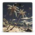 Palm Tree Scale for Body Weight Highly Accurate Digital Bathroom Scale Sturdy Tempered Glass Weighing Scales with LCD Display Fashion Body Fat Smart Scales 400lb