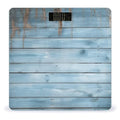 Blue Wood Smart Scale for Body Weight Accurate Bathroom Scale with LED Display Digital Weight Scales Weighing Machine High Precision Scales for Bath Home