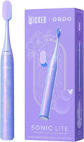 ORDO x Wicked Sonic Lite Electric Toothbrush | Rechargeable Sonic Toothbrush for Adults &amp Teens with USB-C Charging 2 Modes &amp Travel Cap Glinda Upland