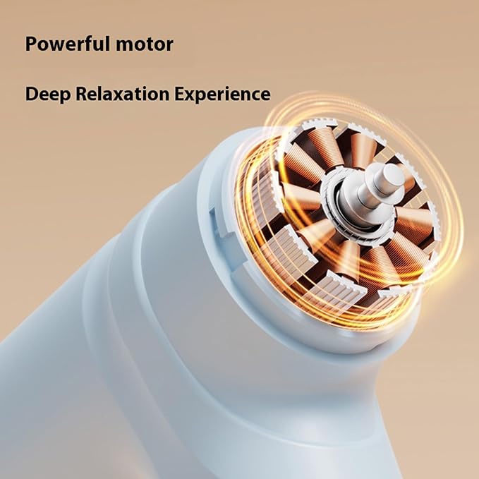 Handheld Back Massager Cordless Body Massager Powerful Massage Device Muscle Relaxation Tool Portable Lightweight Rechargeable Muscle Relaxation Gift