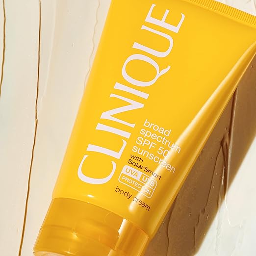 Clinique Broad Spectrum SPF 50 Sunscreen Body Cream | Safe For Sensitive Skin 5 Fl Oz