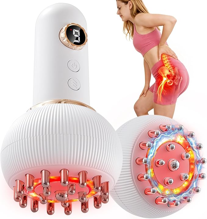 Sciatica Pain Relief Devices – Deep Tissue Massager with Multi-Mode Technology Heat &amp Light Therapy Targeted Relief for Sciatic Nerve &amp Lower Back Pain
