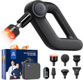 BOB AND BRAD D5 Ultra Massage Gun with Red Light Infrared Heat Head FSA-HSA Eligible 13mm Deep Tissue Percussion Muscle Massager Ergonomic D-Handle for Effortless Pain Relief &amp Athlete Recovery